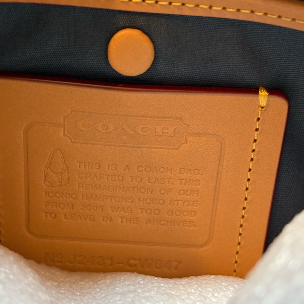 Coach Hamptons Hobo in Denim - Picture 5 of 5